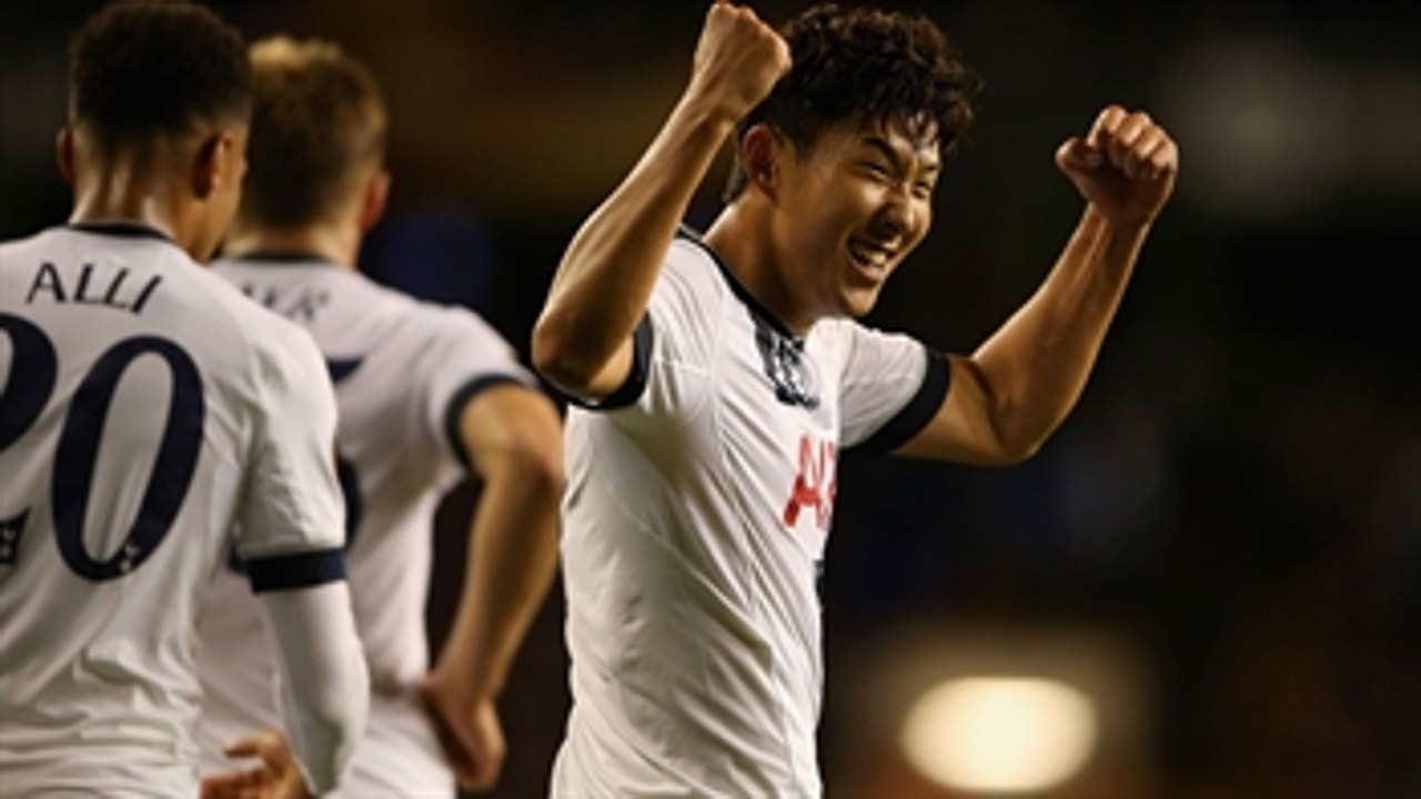 Heung-Min Son gets the equalizer for Tottenham  - 2015-16 UEFA Europa League Highlights