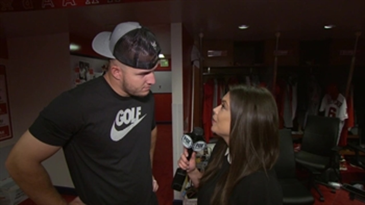 Mike Trout talks about Francisco Arcia's night and the spark he brings to the Angels