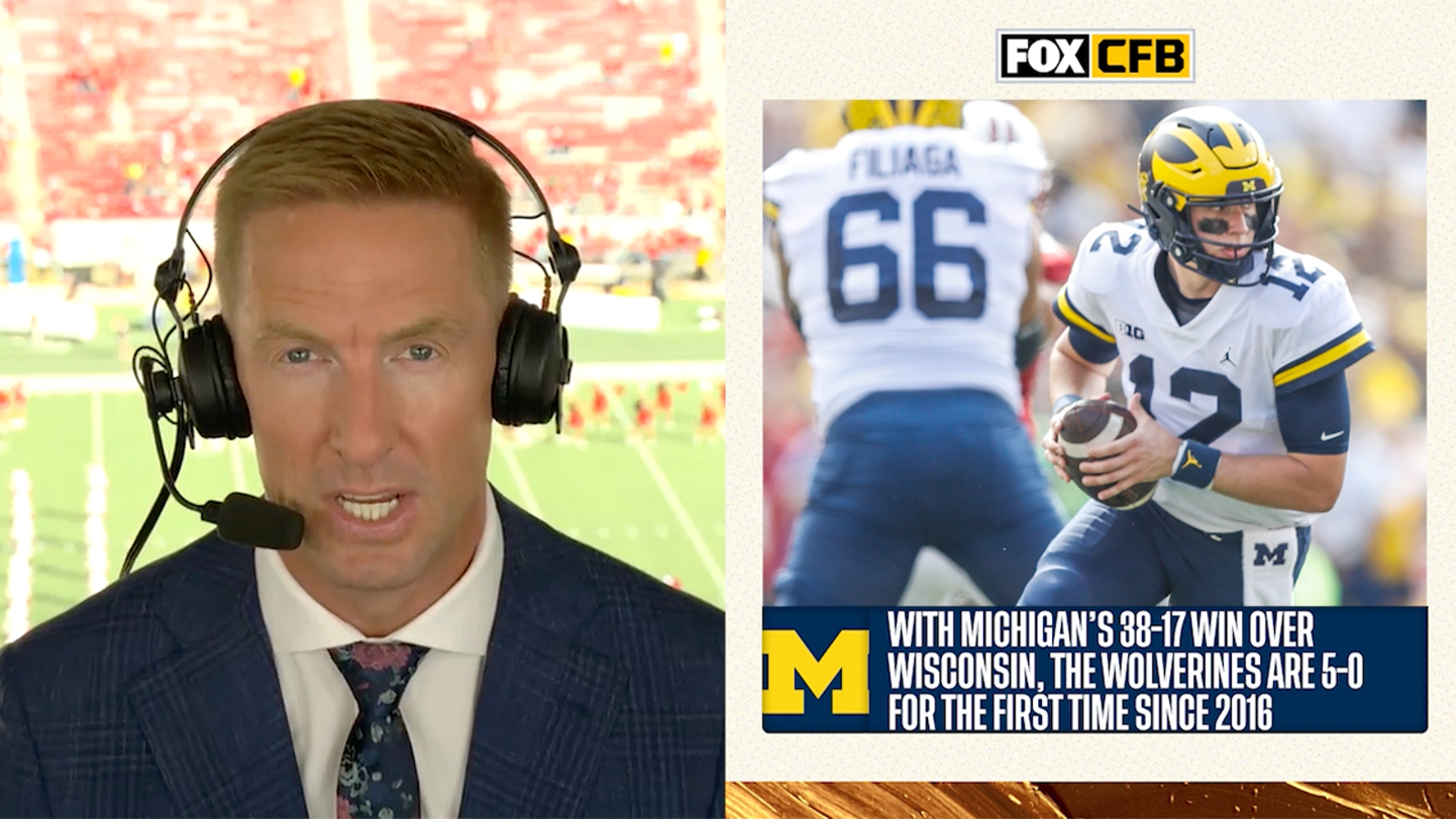 'Focus on one game at a time' — Joel Klatt says Michigan fans shouldn't be thinking about Ohio State yet