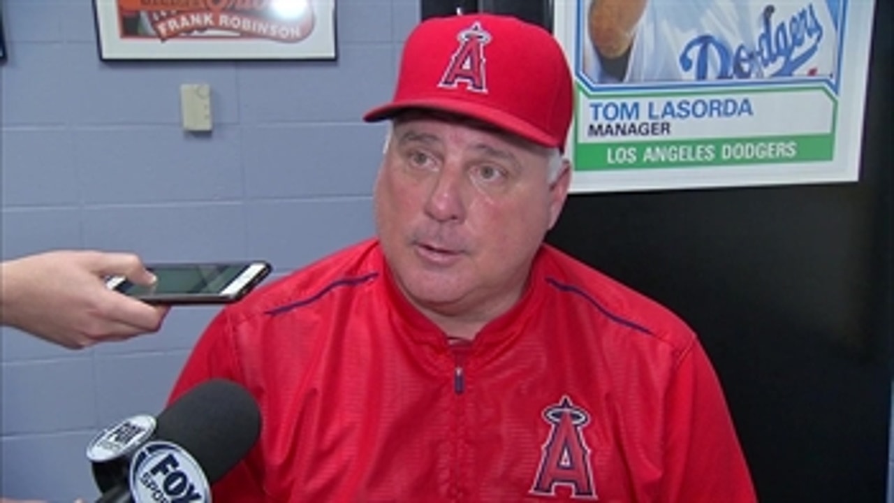 Mike Scioscia: 'I wouldn't have protested if I wasn't confident'