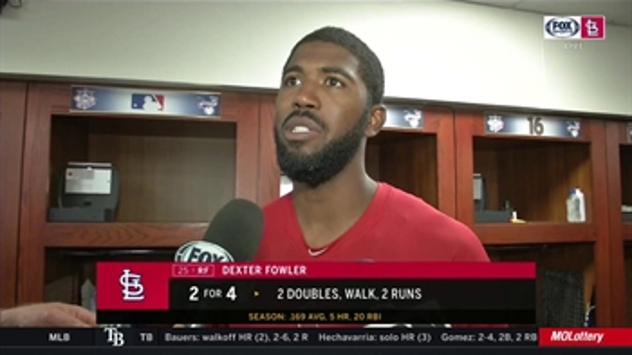 Dexter Fowler after Cardinals' win over Brewers: 'Hopefully we take this momentum home'