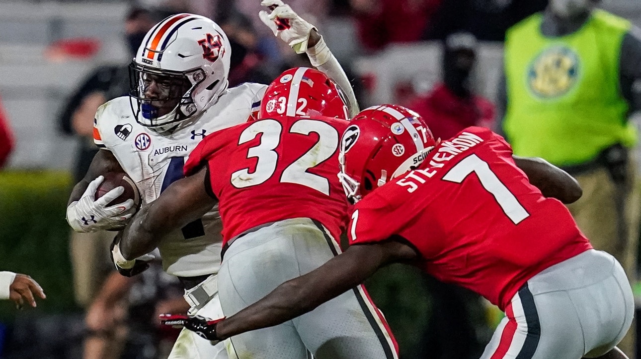 No. 4 Georgia punishes No. 7 Auburn, 27-6, behind epic defensive performance