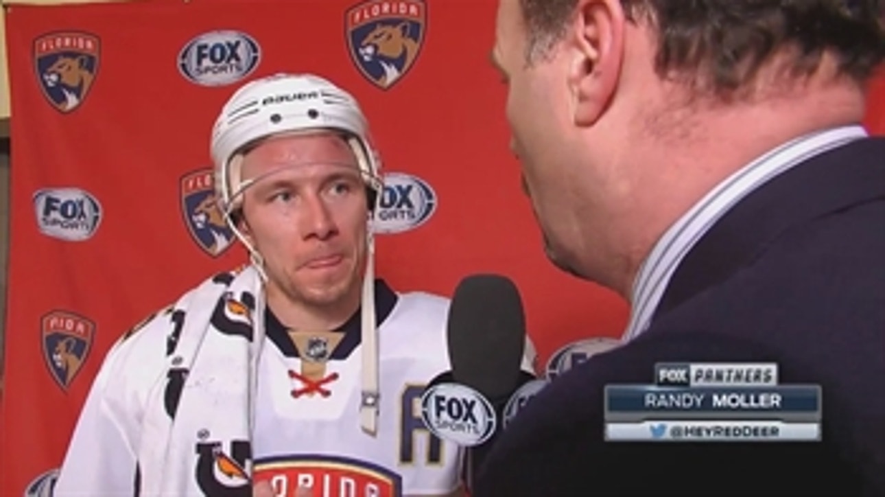 Jussi Jokinen: It was good to get James Reimer a win