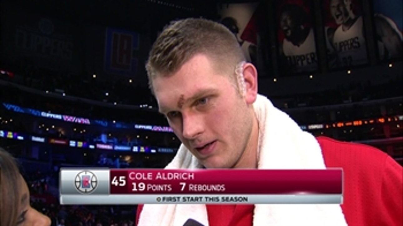 Cole Aldrich stepped up in DJ's absence