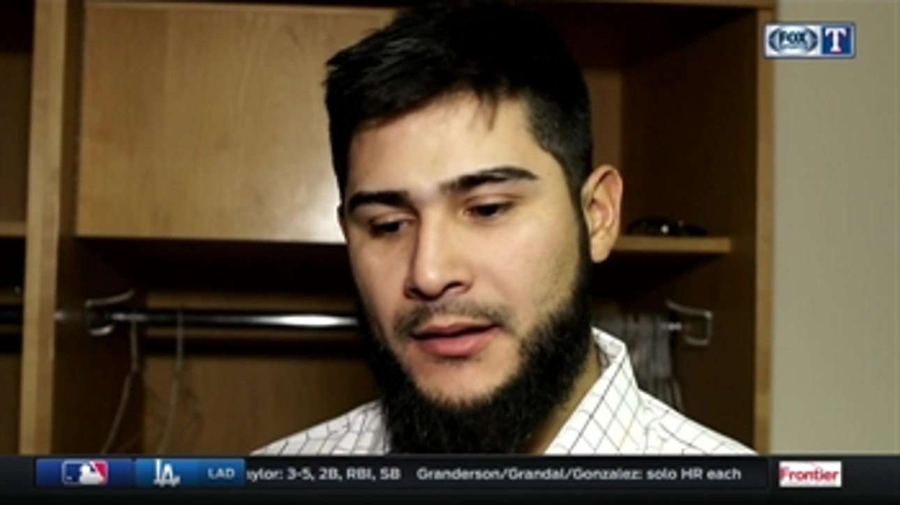 Martin Perez on shutting out LA in Rangers win on the road