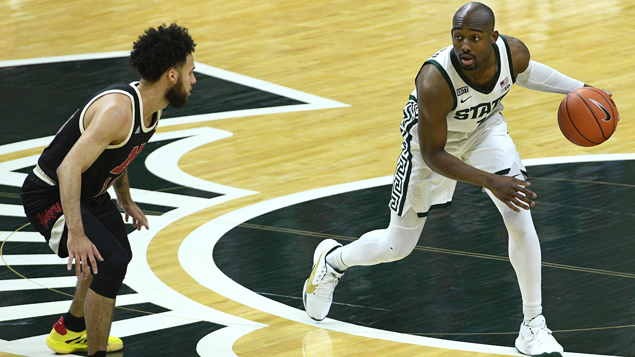 Joshua Langford leads Michigan State past Nebraska, 66-56