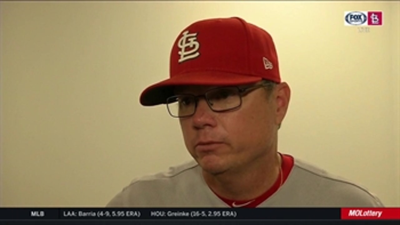 Shildt after Cardinals' 2-1 win over Cubs: 'We'll take one more'