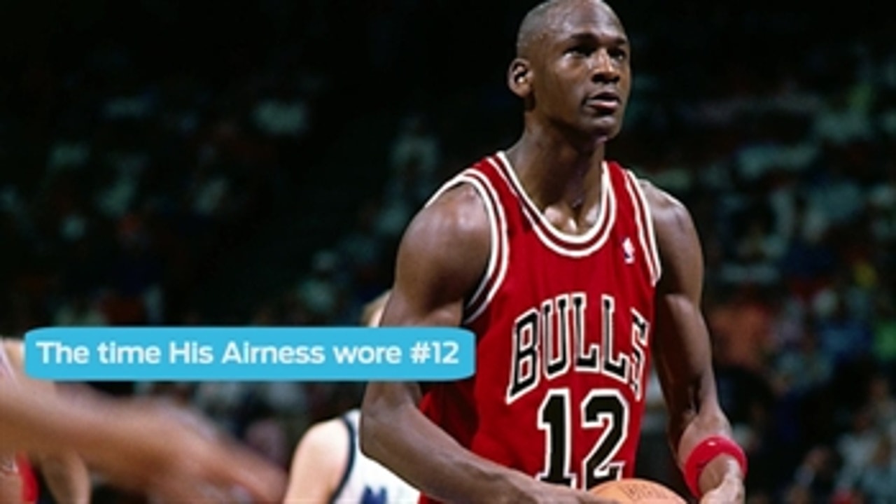 Michael Jordan once wore a nameless no. 12 jersey and here's why