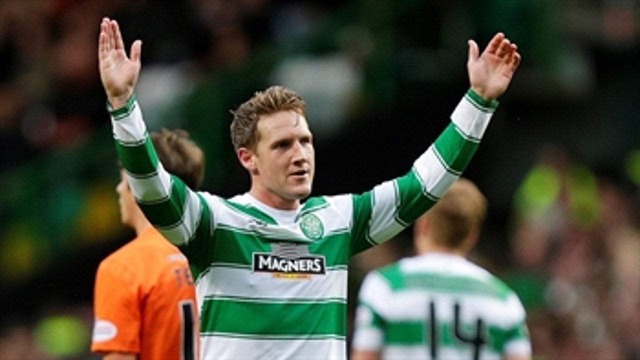 Watch Kris Commons' incredible acrobatic volley for Celtic vs. Dundee United