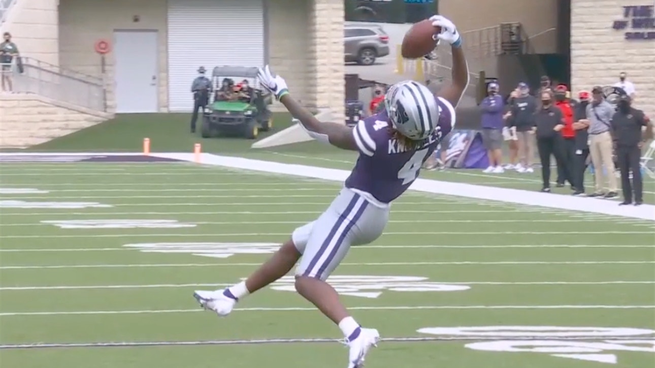 Malik Knowles makes incredible catch, Briley Moore caps off drive with K-State TD, 21-7