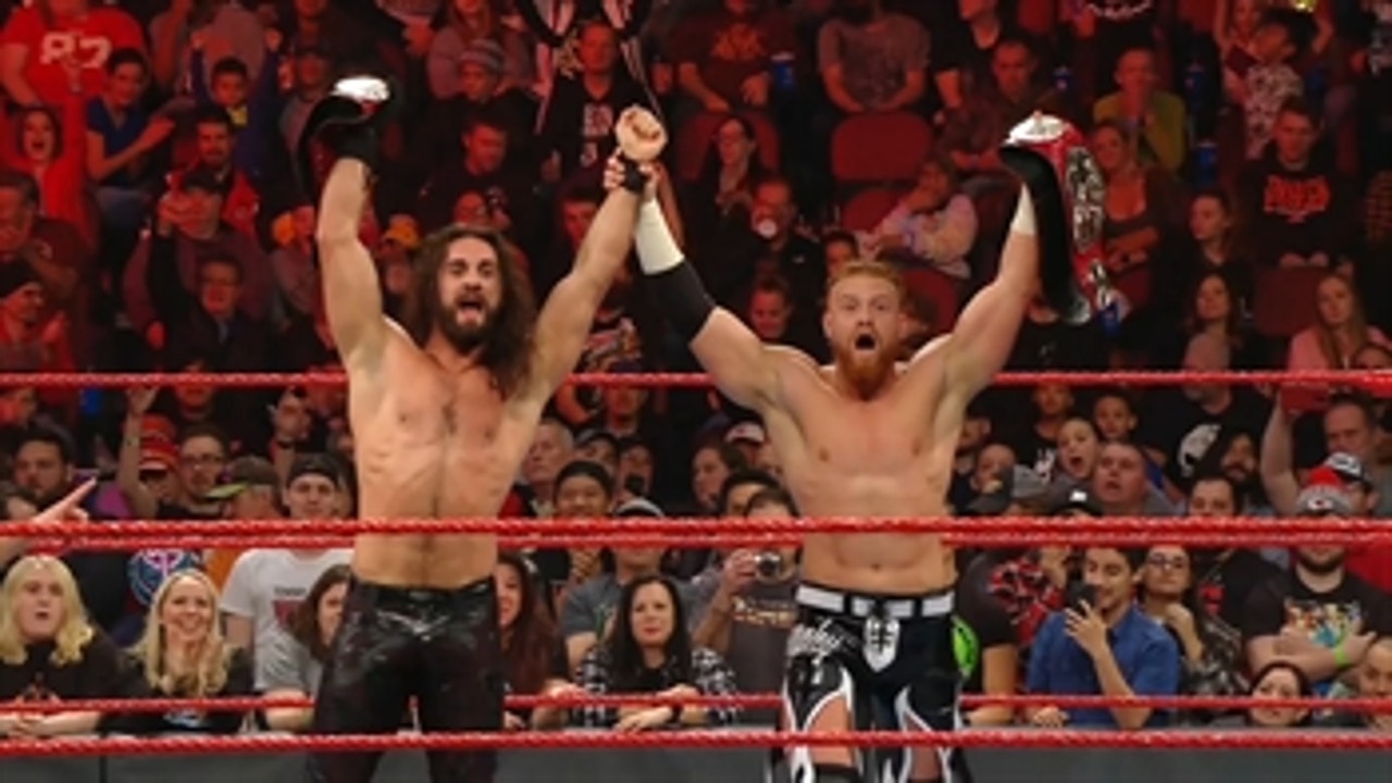 Seth Rollins and Buddy Murphy defeat the Viking Raiders to become the new RAW Tag Team Champions
