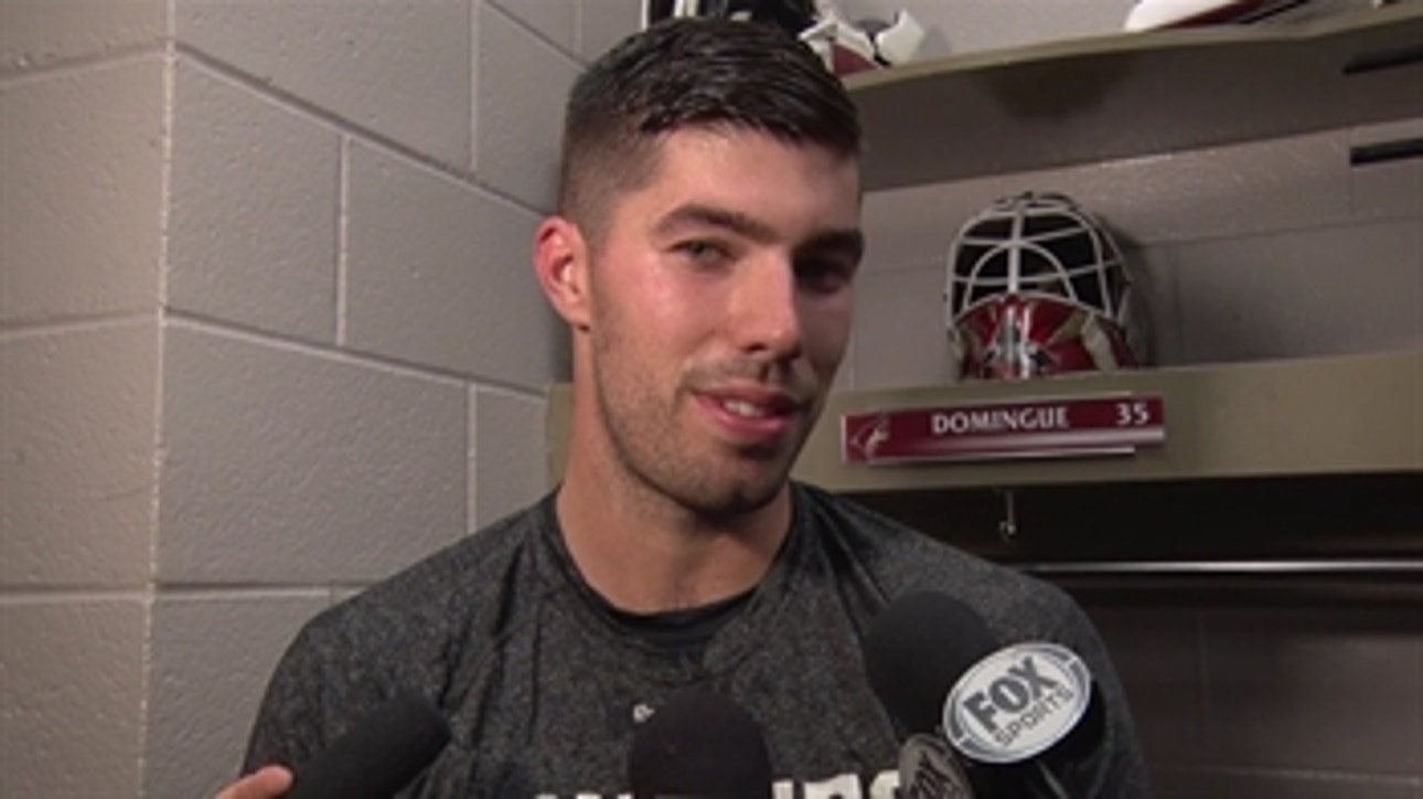 Louis Domingue ready to step in for injured Mike Smith