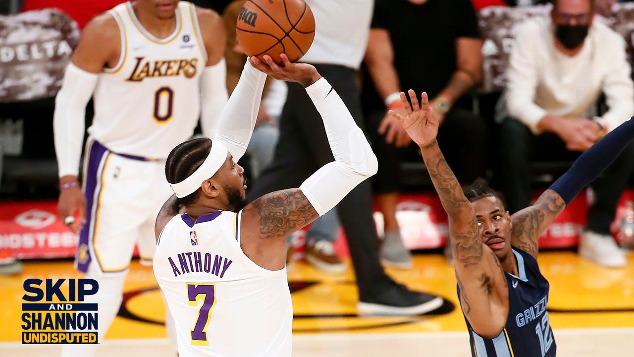 Shannon Sharpe: Melo was the reason for the Lakers win over Grizzlies I UNDISPUTED