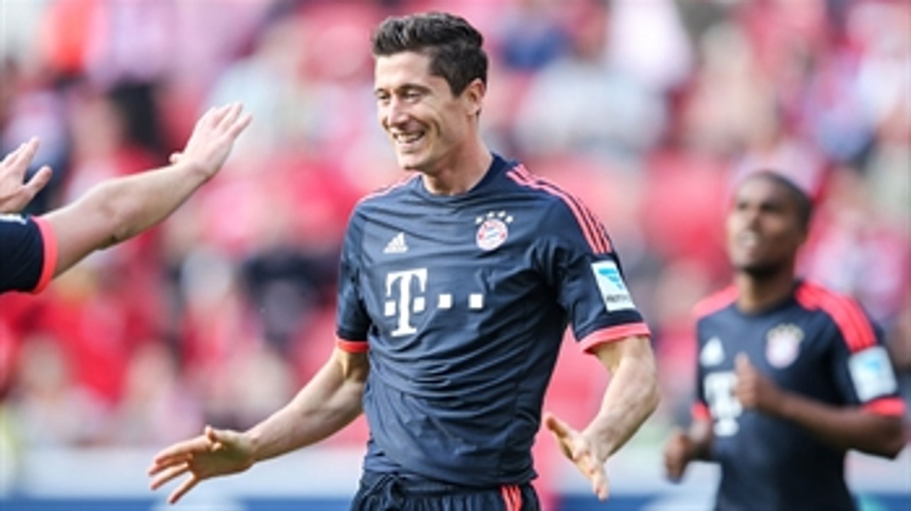 Lewandowski scores again for Bayern Munich - 2015-16 Bundesliga Highlights