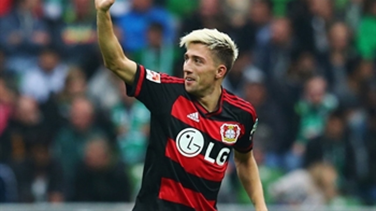 Kampl scores a stunning strike for Leverkusen - 2015-16 Bundesliga Highlights
