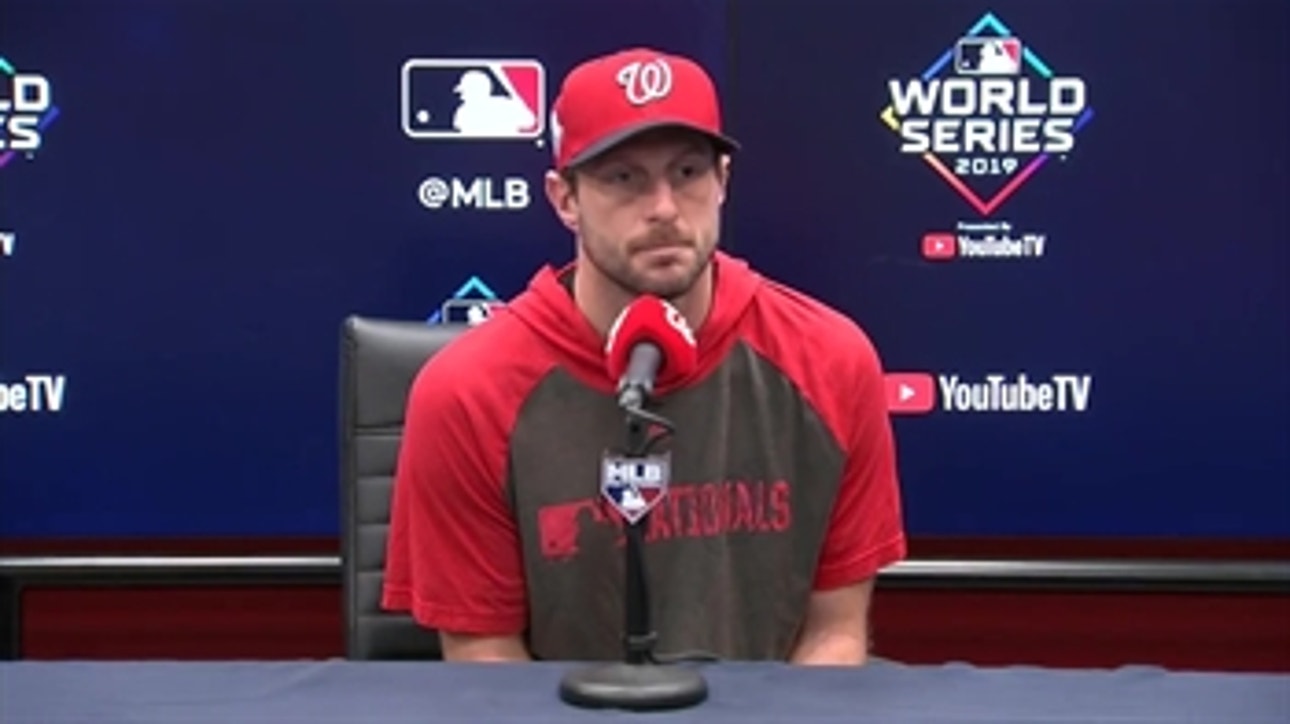Max Scherzer full press conference ahead of World Series Game 4