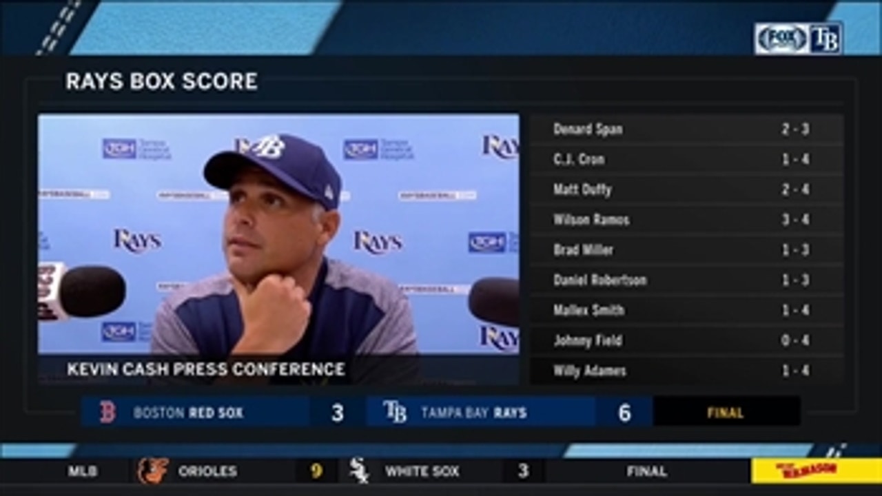 Kevin Cash on Rays' bounce back win