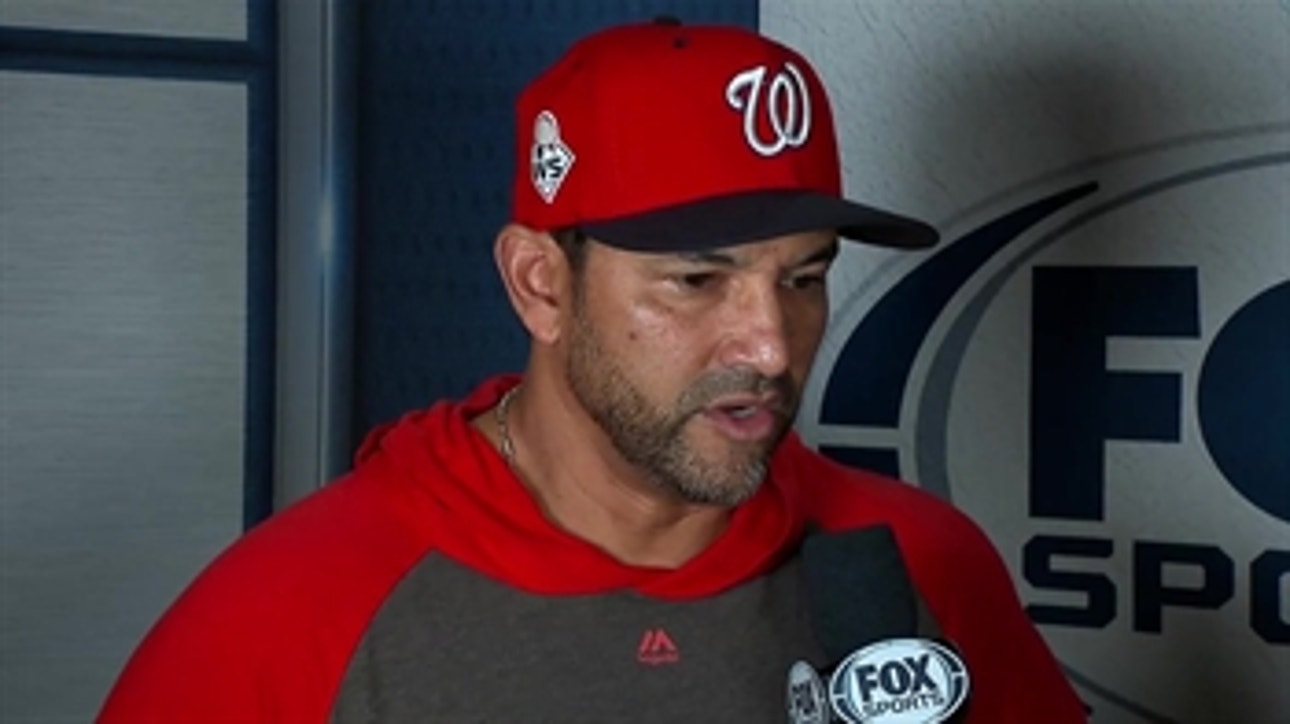 Nationals manager Dave Martinez on what he expects from Max Scherzer in Game 7: 'He feels good'