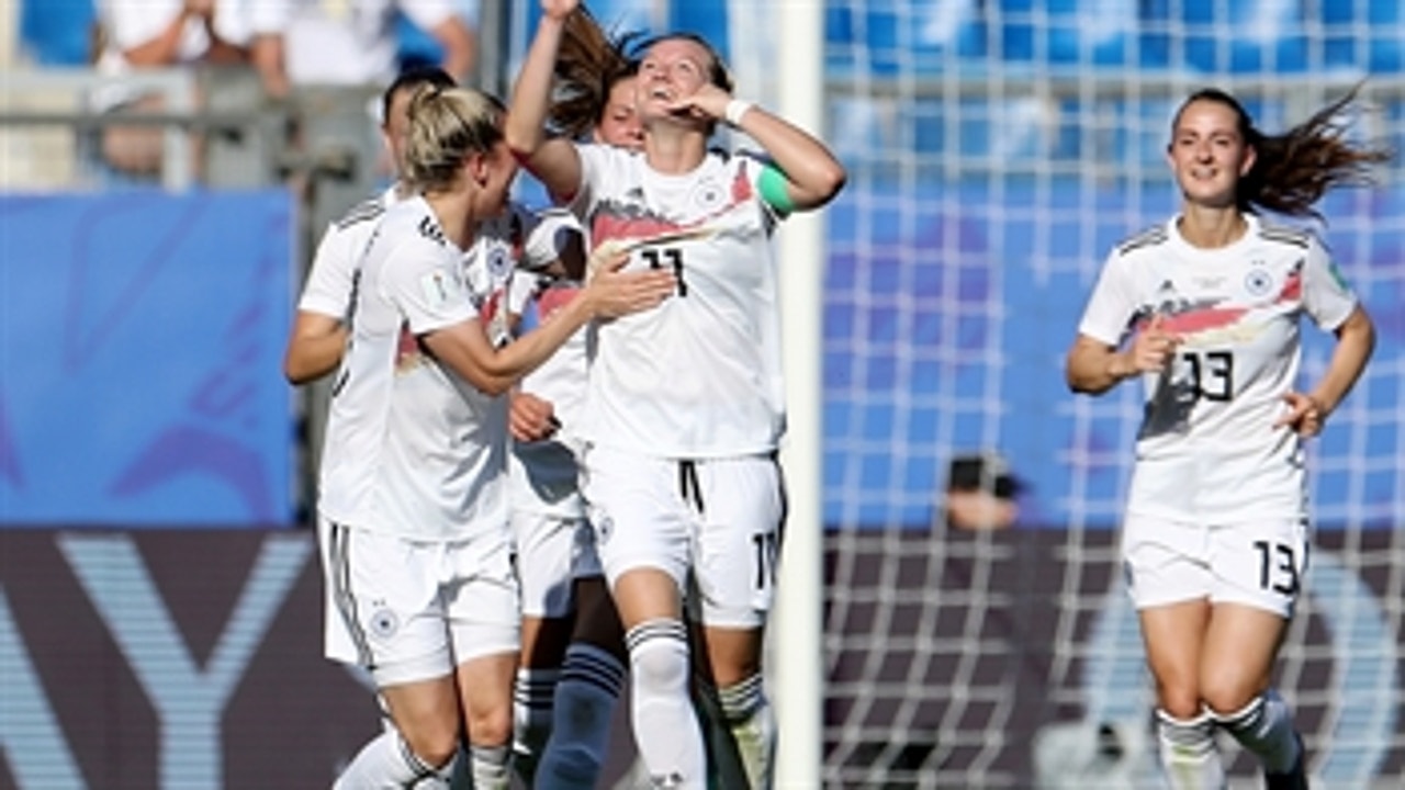 Germany's Alexandra Popp makes up for earlier miss with a header to go up 3-0 | 2019 FIFA Women's World Cup™ Highlights