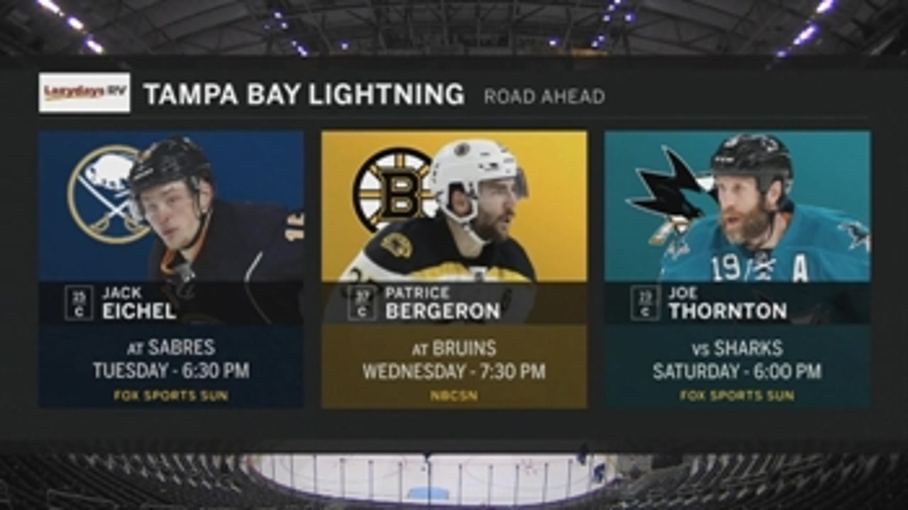 Lightning road trip continues in Buffalo