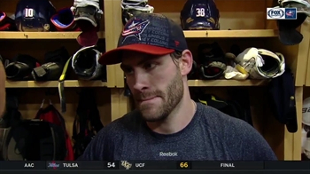 Boone Jenner thought Columbus did a good job sticking to their game plan against the Penguins