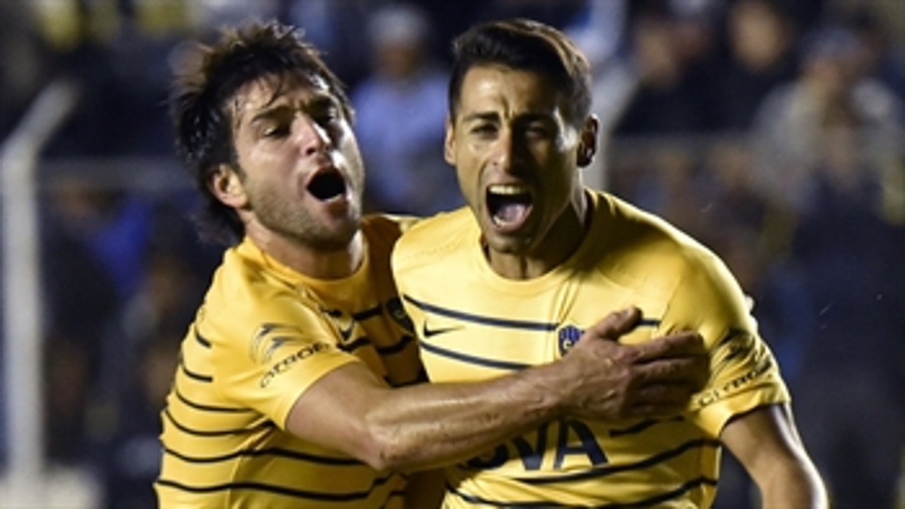 Awesome 95th-minute free kick ties the game for Boca Juniors ' 2016 Copa Libertadores Highlights