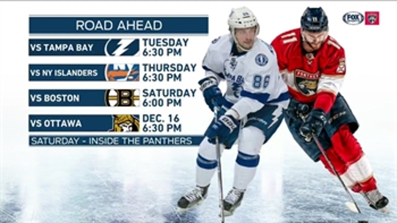 Panthers gear up for intrastate clash with visiting Lightning