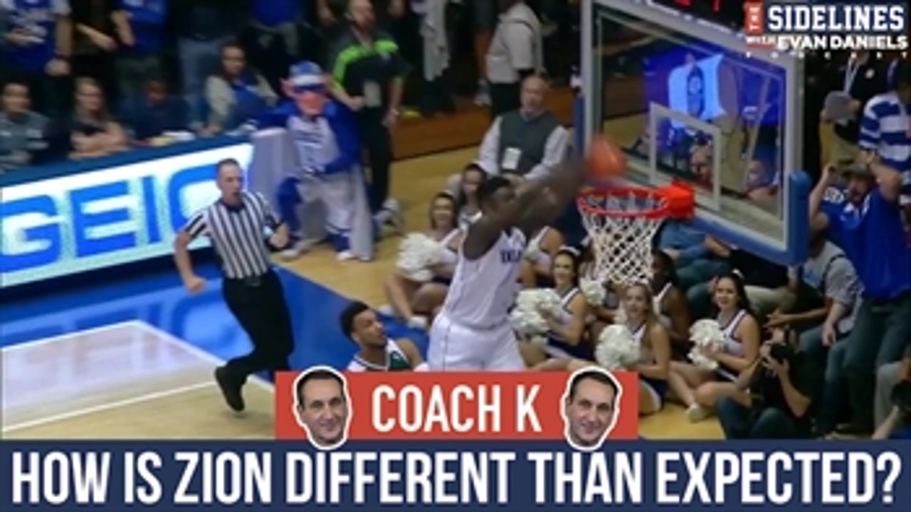 Coach K: Duke's Zion Williamson 'is even better than I thought he would be'