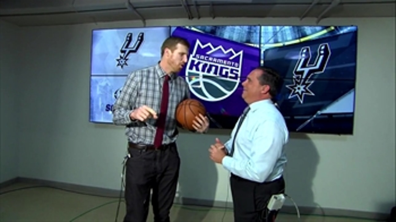 Demoing the play of Rudy Gay ' Spurs Live