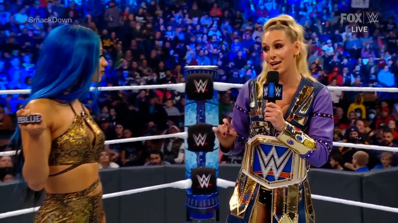 Charlotte Flair calls out the women's locker room on SmackDown