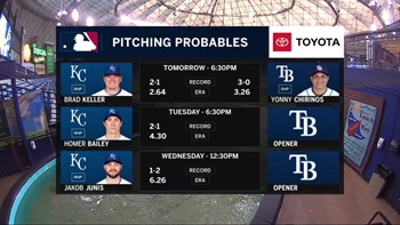 Rays look to rebound against visiting Royals