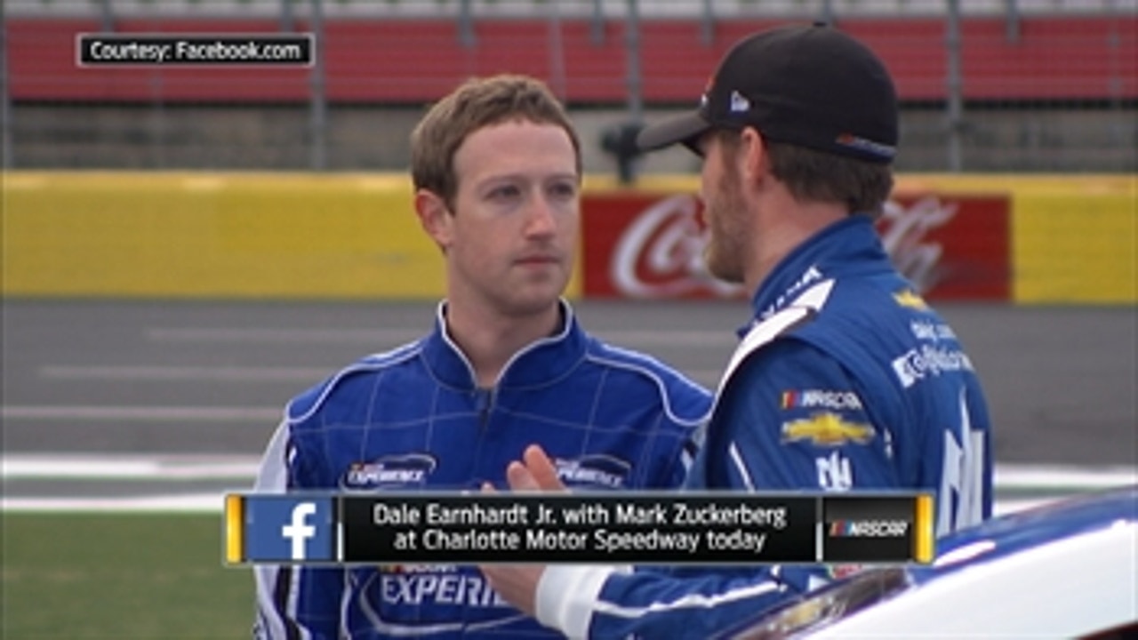 Mark Zuckerberg Takes in NASCAR ' NASCAR RACE HUB