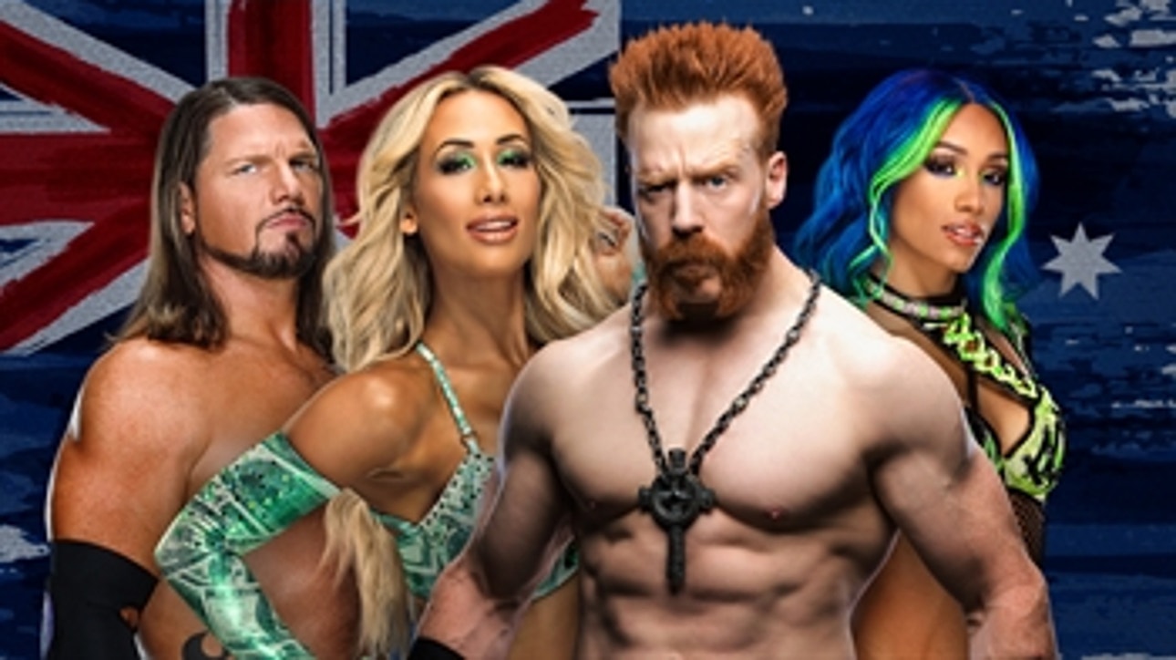 WWE Superstars Sheamus, Sasha Banks, Carmella, and AJ Styles visit Australia: WWE Now Down Under