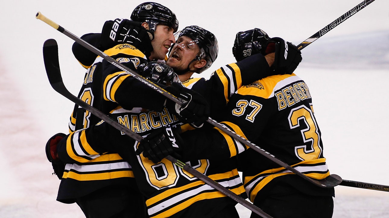 Bruins overcome Pens in final seconds