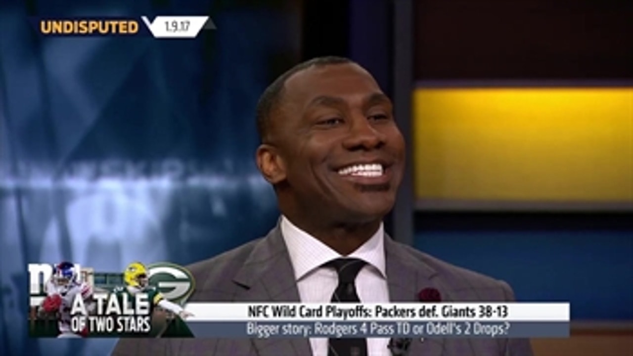 Bigger story from NFL Playoffs: Rodgers greatness or Odell's drops? | UNDISPUTED