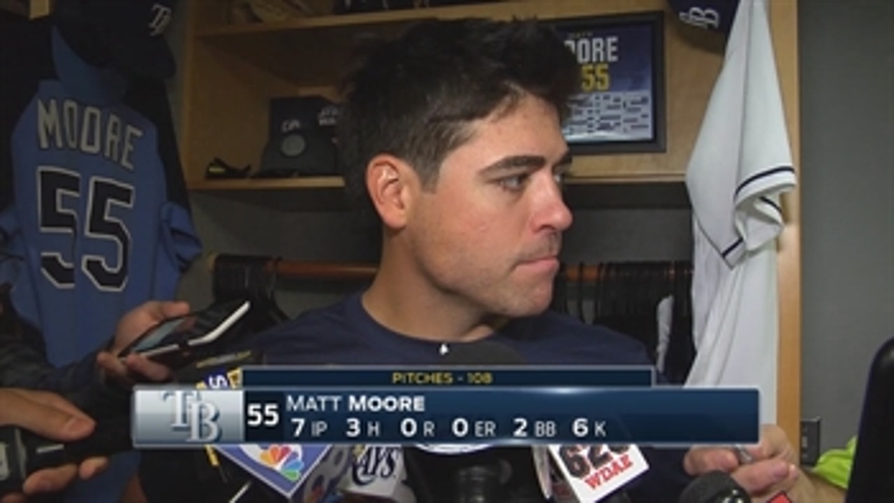 Rays' Matt Moore: 'I don't think about it as Moore vs. Price'