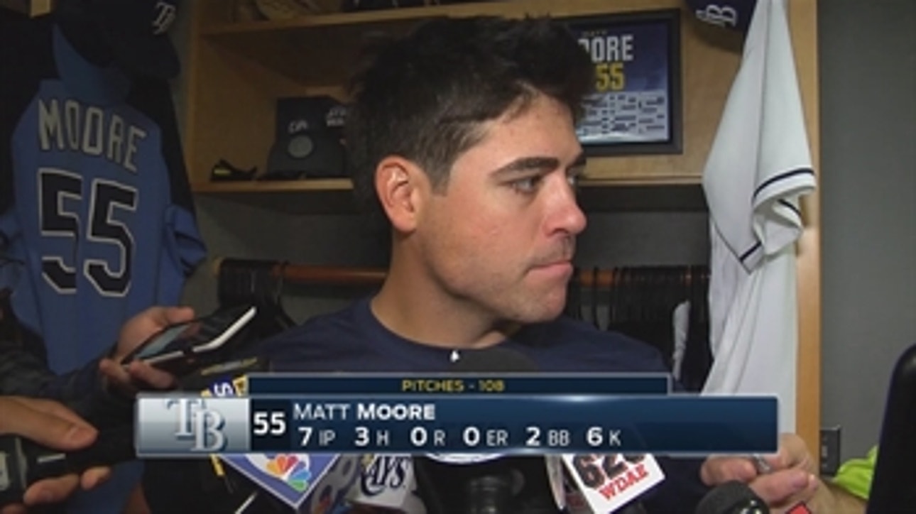 Rays' Matt Moore: 'I don't think about it as Moore vs. Price'