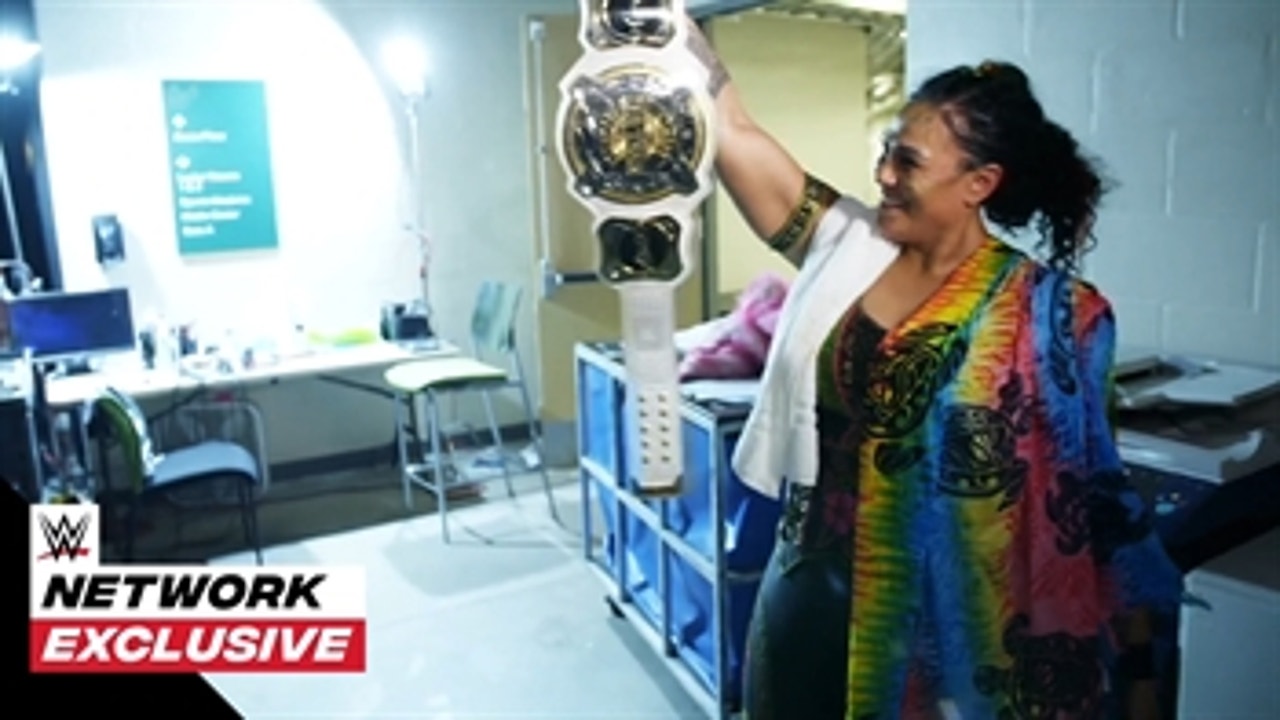 Natalya & Tamina’s emotional first moments with the WWE Women’s Tag Team Titles