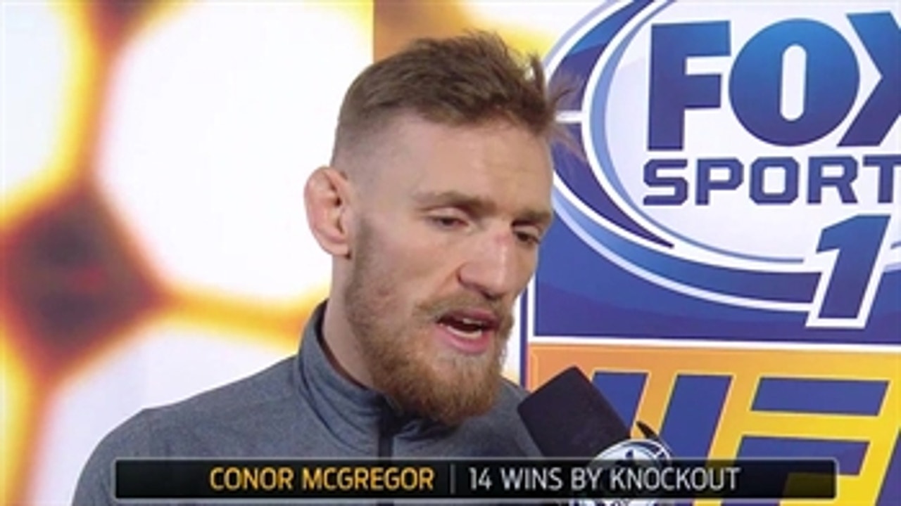 McGregor on dealing with his emotions