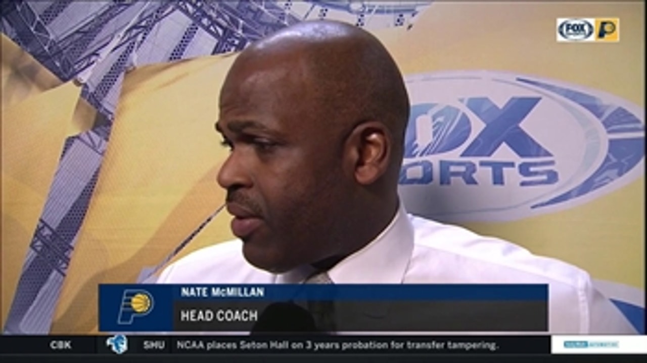 McMillan: Pacers 'didn't play well enough down the stretch to win'