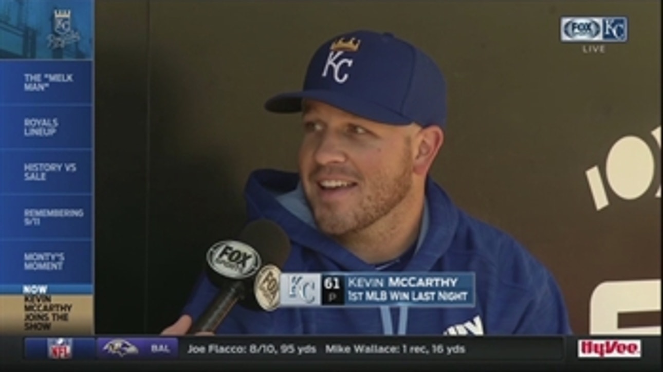 Kevin McCarthy enjoying his first stint in the majors