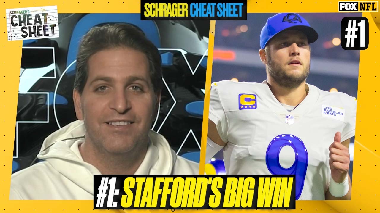 Peter Schrager: The Rams' victory over Cardinals was the biggest win of Matthew Stafford's career I Cheat Sheet for Week 15