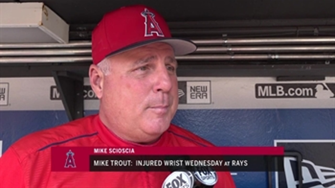 Mike Trout has made 'a lot of improvement' with wrist injury