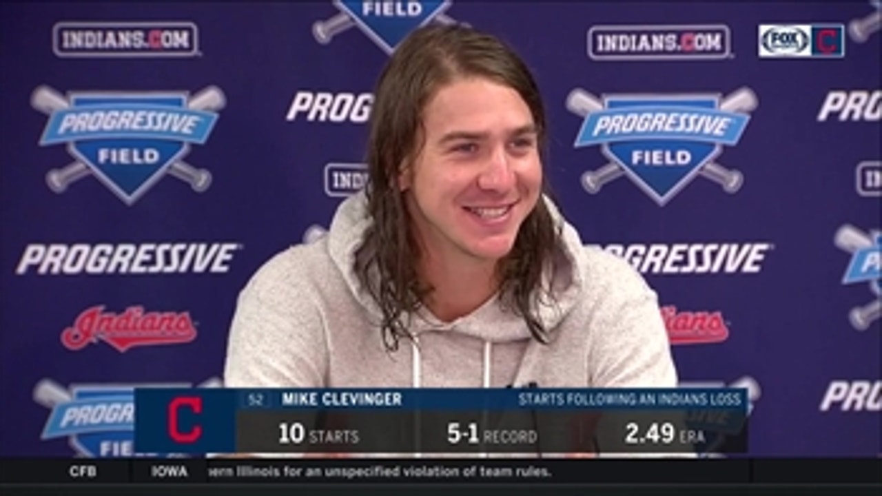 Mike Clevinger was confident in ability of Indians' offense to come back