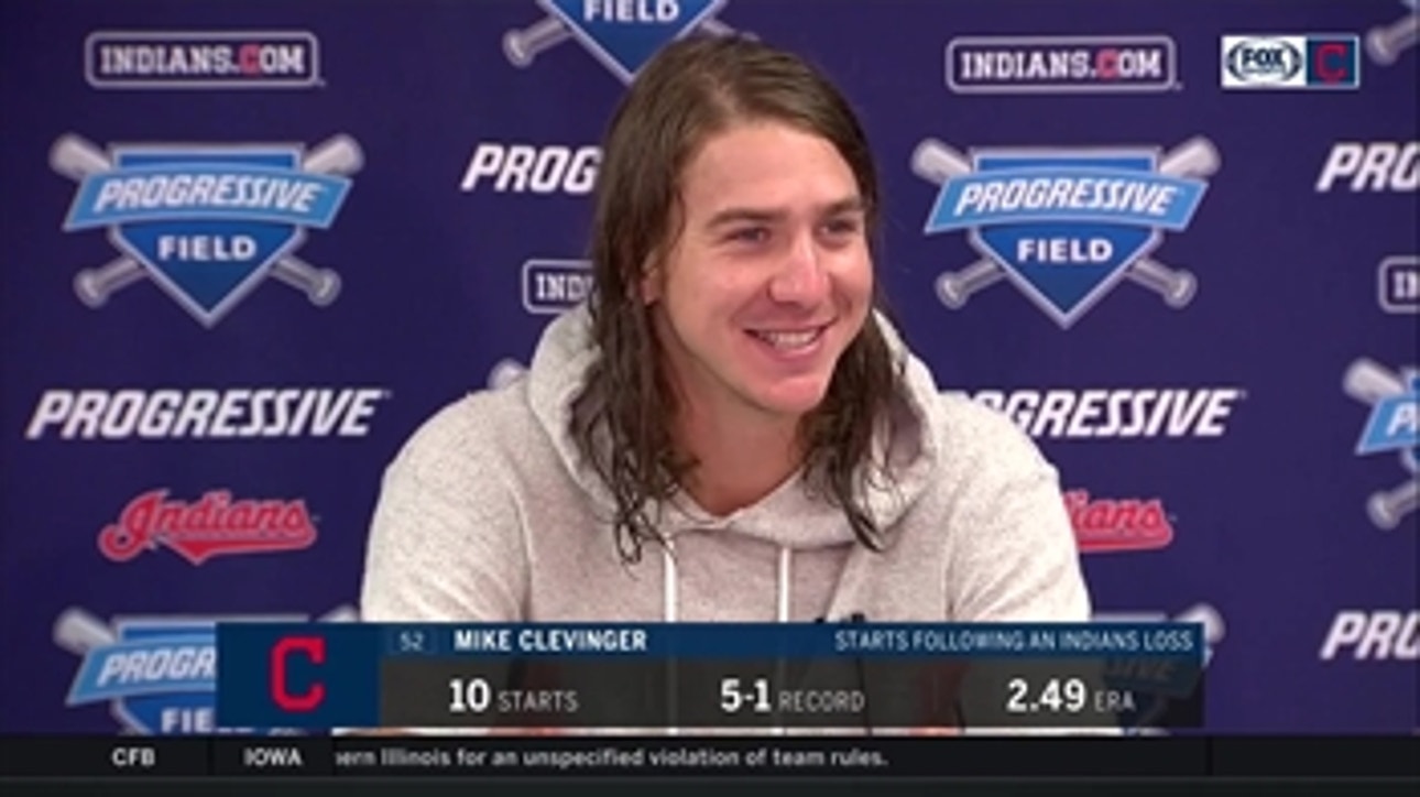 Mike Clevinger was confident in ability of Indians' offense to come back