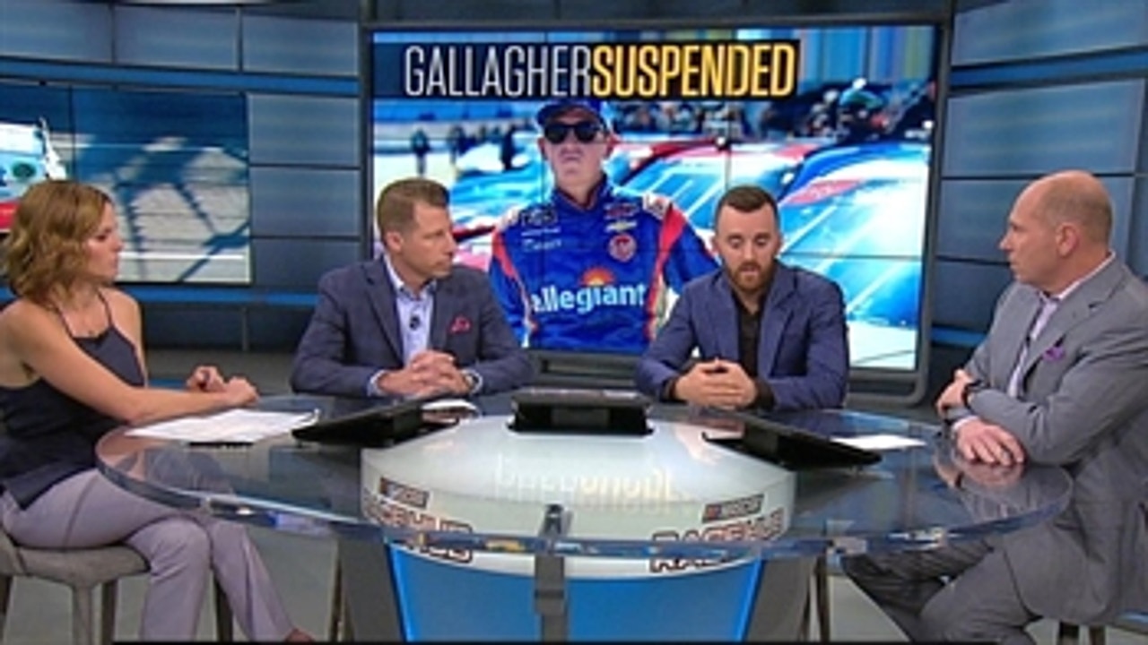 What Spencer Gallagher's suspension means for his team, NASCAR future