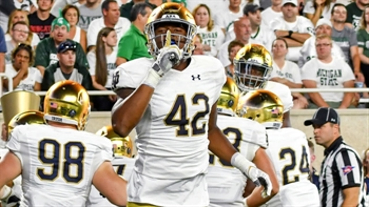 Notre Dame gets off to a hot start, dominates Michigan State 38-18