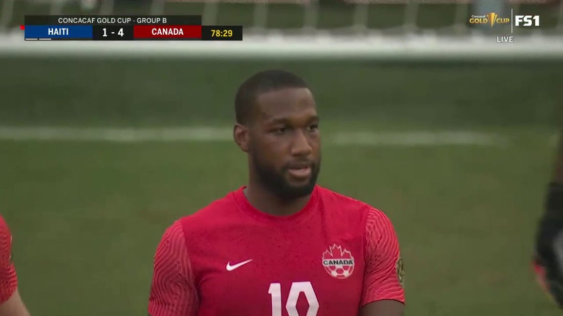 Junior Hoilett nets Canada's second penalty kick vs. Haiti, 4-1