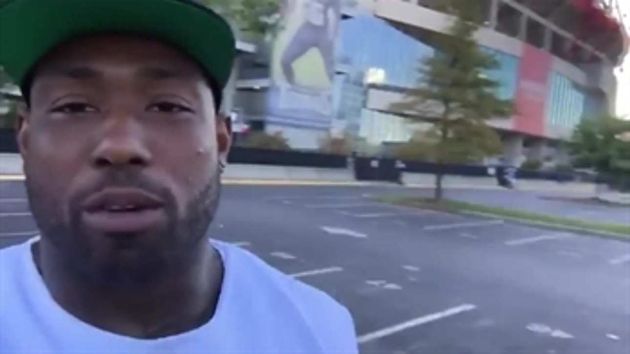 Early in the Titans parking lot with Delanie Walker - PROcast