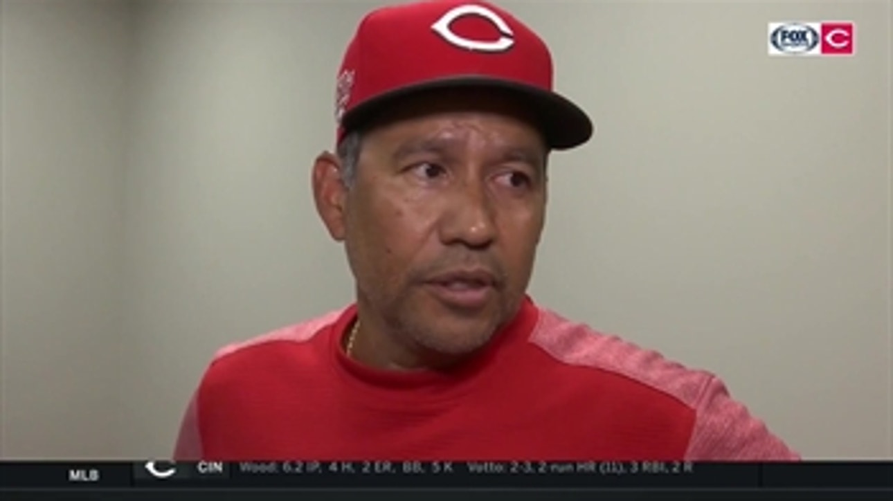 Freddie Benavides managed the Reds to a win while filling in for the suspended David Bell